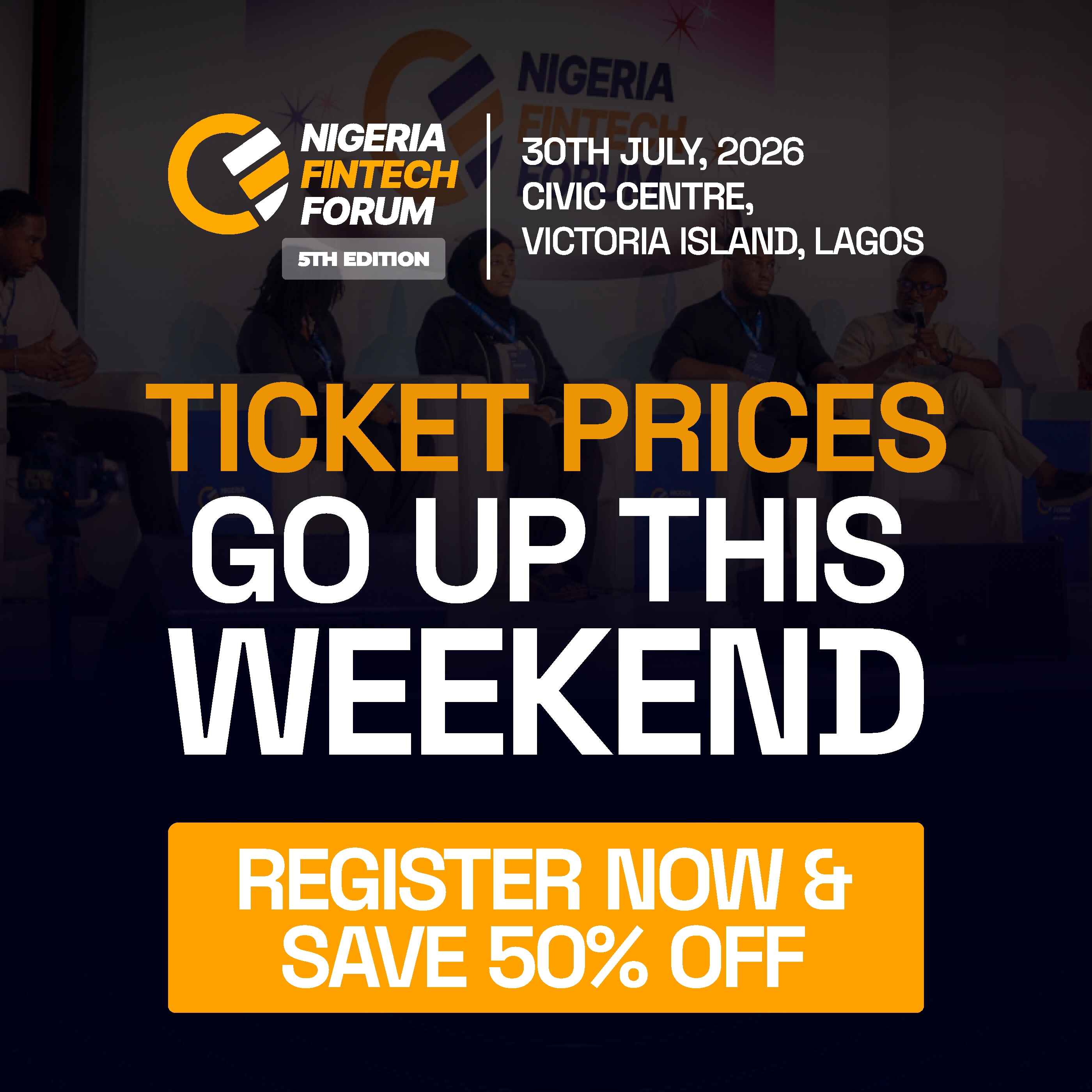 Prices going up this weekend - Register now and save 50% off
